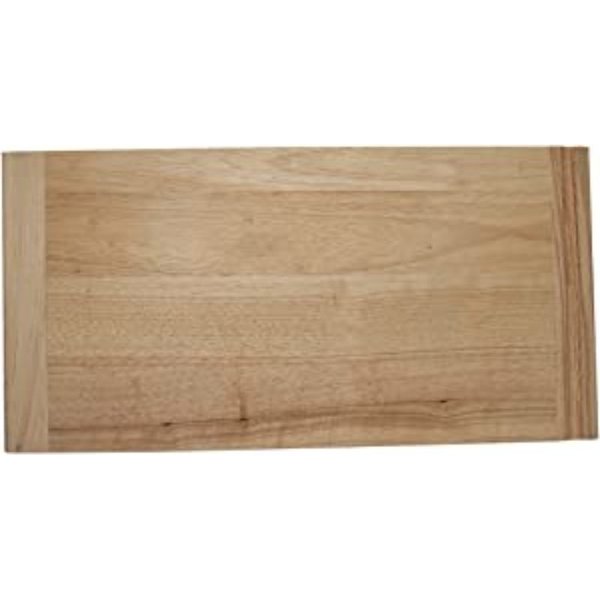 Omega National Products Cutting Board 16 in W x 23-1/2 in D x 3/4 in T, Solid Rubberwood Center 67.BB2016MUF5